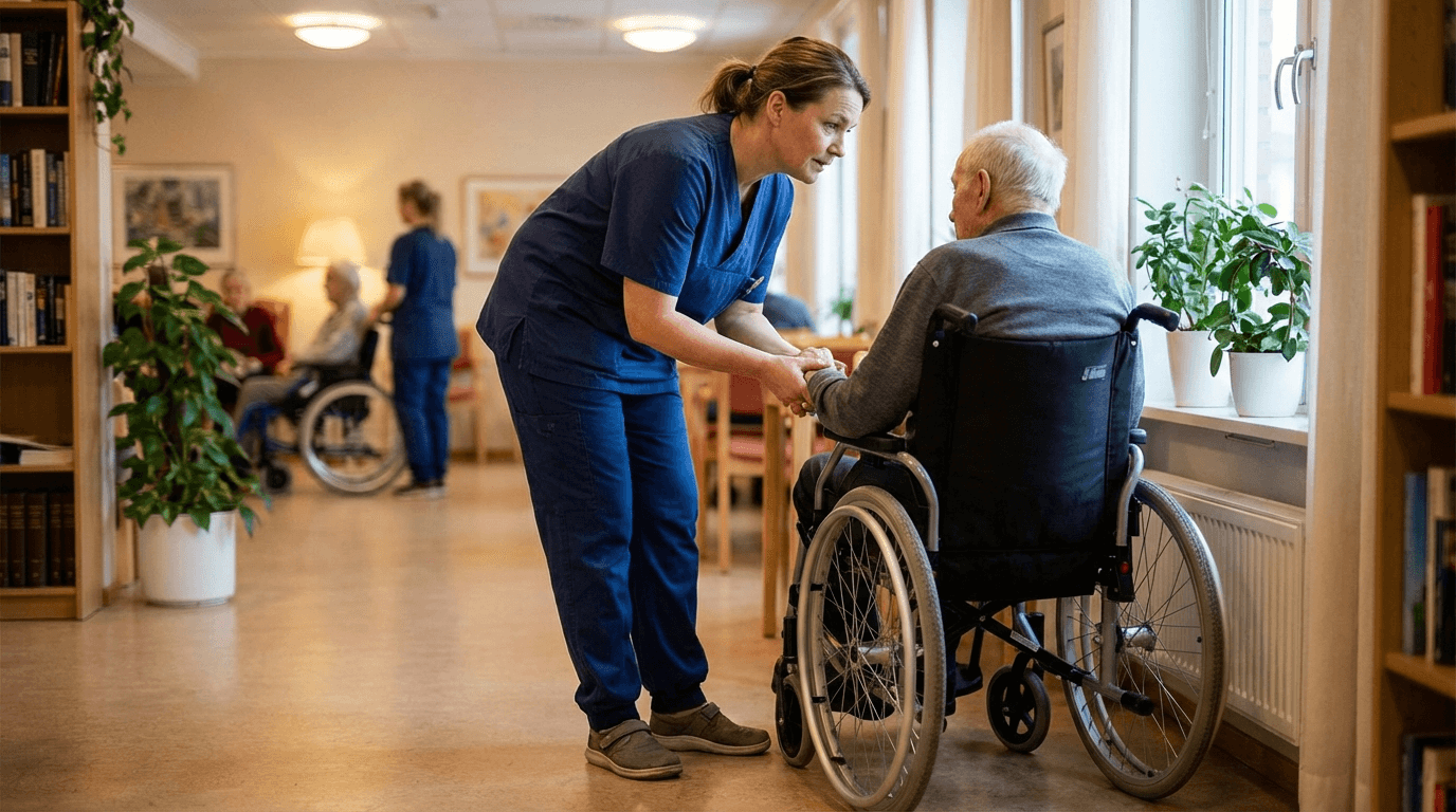 Vad gör en Vårdbiträde?